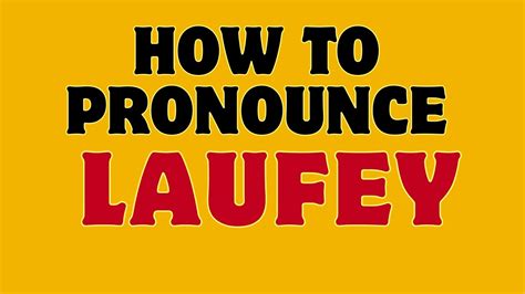 How to pronounce Laufey : r/jazzcirclejerk